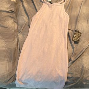 small light purple midi dress